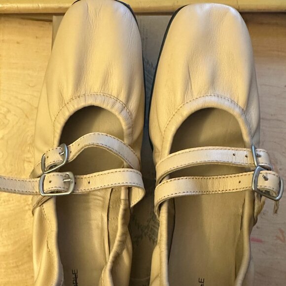 NWOT Free People Gemini Ballet Flats Tulle Pink size 8.5 - Picture 3 of 10